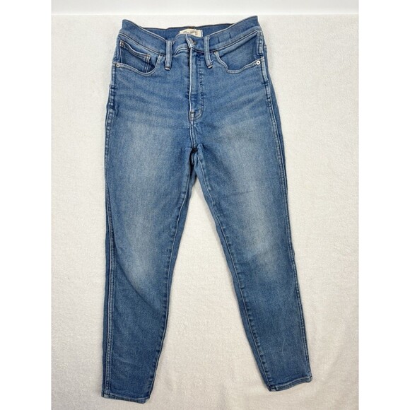 Madewell Denim - Madewell 10" High-Rise Skinny Crop‎ Jeans Women's 28 Blue Denim Light Wash